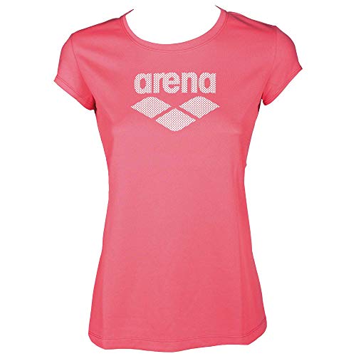 ARENA Women's Gym Short Sleeve Logo T-Shirt, Fusion, S