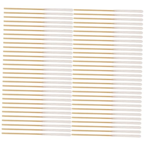 IWOWHERO 60 Piezas SwaBs de algodón Strish Earpop algodón de algodón Suave facial torunda palos nezeni cosmetics algodon hisopos de algodón puntas puntiagudas aplicador de algodón bambú