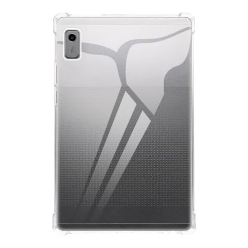 Funda para Lenovo Tab M9 con cristal templado de silicona transparente 5