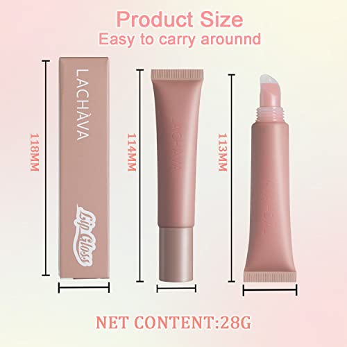 Chattob Hydrating Lip Gloss, Plumping And Moisturizing Color Lip Gloss Lip Glaze, Long-Wearing Lip Gloss With Natural Shine Effect, 12.5G/0.44 Oz (05) #TOP6