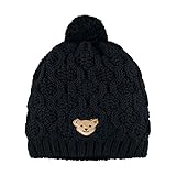 Steiff Jungen Mütze Winter-Hut, Navy, 49