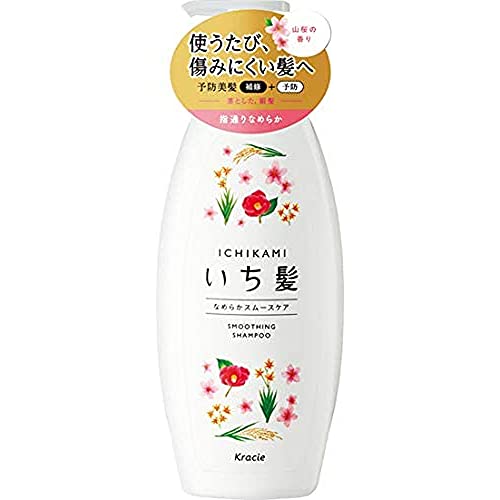 ICHIKAMI Smooth Care Shampoo Pump 480mL