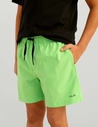 Image of HUK Girls' Pursuit Volley Short, Quick-Dry Fishing Shorts for Kids