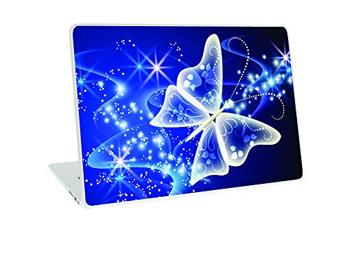 Image of Galaxsia Butterfly D2 Vinyl Laptop Skin /Sticker /Cover /Decal Compatible for Any 15.6 Inches Laptop (Hp /Dell /Sony /Acer /Lenovo /Asus. Etc) Or Notebook.