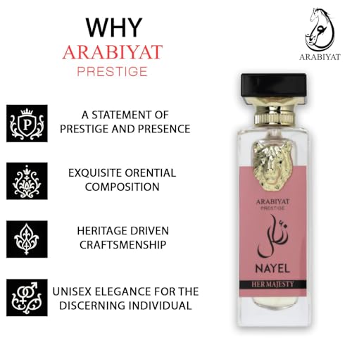 Image of Arabiyat Nayel Her Majesty Eau de Parfum 70ml - Long Lasting Arabic Perfume for Women, Royal Floral Woody Scent, Vaporisateur Natural Spray