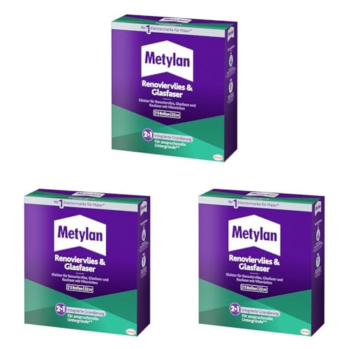 Metylan Renoviervlies & Glasfaser Grundierung & Kleister