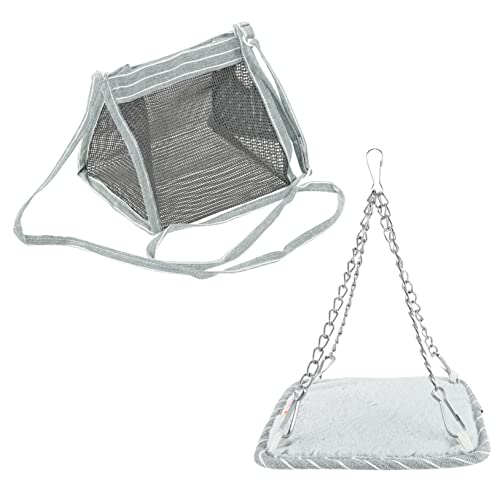 GALPADA 2pcs Chinchilla Outdoor Bag Pet Carrier with Hammock Portable Travel Sling for Small Animals Easy to Clean Breathable Design for Hamsters Hedgehogs and More