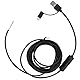 KIMISS Wasserdichtes Endoskop 3,9 Mm 3 in 1 für Typ-C Phone 3,9 Mm Objektiv High Definition IP67 Wasserdicht 4-10 cm Fokuslänge 6 LED-Leuchten 3,5 m Kabel