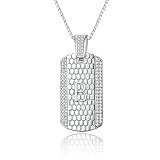 JIARUI 18" Hip Hop Alphabet Capital Initial Letter B Pendant Necklace for Women/Men/Girls/Boys Made