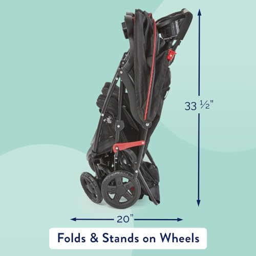 Kolcraft KT011-BLK1 Cloud Plus Side-By-Side Lightweight Double Baby Stroller And Toddler Stroller thumb #5