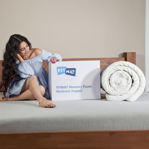 Image of FITMAT Orthopedic Memory Foam Mattress Topper (48 inchx75 inchx2 inch) | High-Density Foam for Back Support | Super Soft & Comfortable Mattress Layer