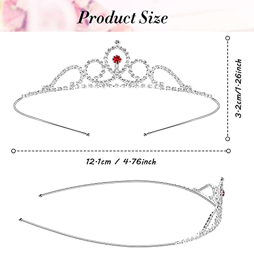 Chuangdi 16 Pcs Tiara Crowns for Women Girls Silver Princess Rhinestone Tiara Bulk Crystal Tiaras Crowns Headbands Sparkly for Wedding Birthday Party Prom Bride Bridesmaids Hair Accessories
