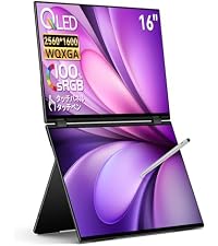 16インチ タッチパネル ダブルモニター　タッチペン付EWEI製 Amazon.co.jp: EHOMEWEI デュアルモニター 16インチ QLED 2.5K