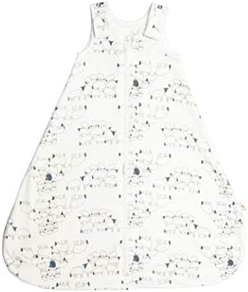 Ergobaby Saco de Dormir Bebe Recién Nacidos en Algodón Oveja, Niño Niña 0-6 meses, TOG 0.5