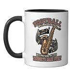 Football Will Be Played Before And After Tonights Main Event Ceramic Mug, Black/White, 11oz