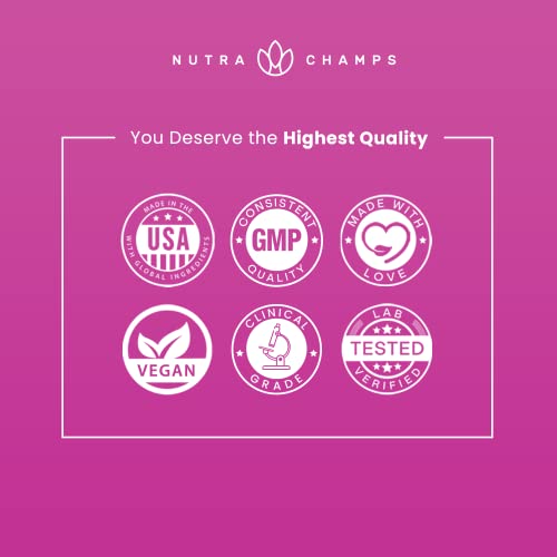 Nutrachamps Women's Daily Multivitamin Supplement - Vegan Capsules With Biotin, Vitamins A B C D E K, Calcium, Zinc, Lutein, Magnesium - Premium Multimineral Multivitamin For Women #TOP4