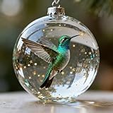 Timeless Beauty: The Nature’s Birds Crystal Glass Ornament Set features exquisite Cardinal Bird Glass Christmas Tree Ornaments, handcrafted to bring warmth and meaning to your holiday décor. Each ornament captures the lifelike essence of beautiful bi...
