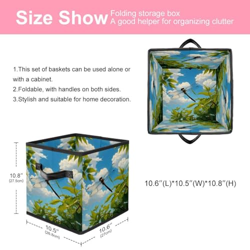 Boîte de rangement pliable libellule pour éliminer le désordre