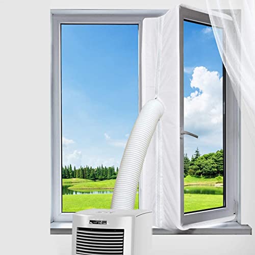 Evita el calor en casa con este sello de ventana universal para aire acondicionado portátil