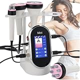 BCBKD 4 En 1 Maquina De Adelgazamiento De Barriga Cavitacion Y Radiofrecuencia Corporal Facial Quemador De Grasa Celulitis Aparato Anticelulitis Masajeador Anticelulítico Y Reafirmante Potente Mujer