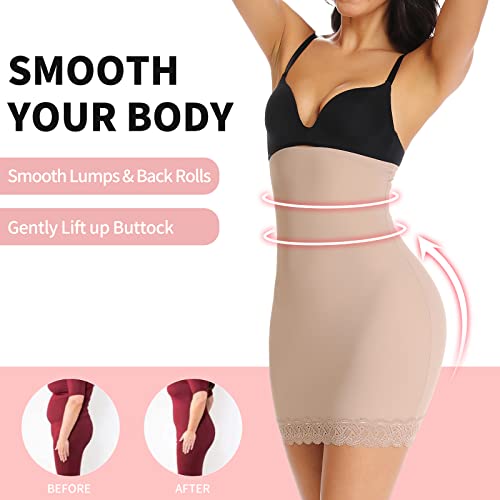 Image of JOYSHAPER Shapewear Dress Slip for Under Dresses Tummy Control Half Slip