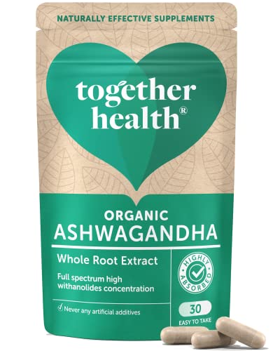 Together Organic Whole Herb Ashwagandha Capsule, 30 CT