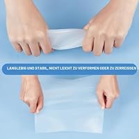 BENECREAT 3 Stück 20x20cm Hitzebeständiges Silikonmatte, 1mm Dicke Rutschfeste Silikon Unterlage, Bastelunterlage Für Kappen Dichtungsdichtung DIY Platzset Küche Malunte – Ansicht 3