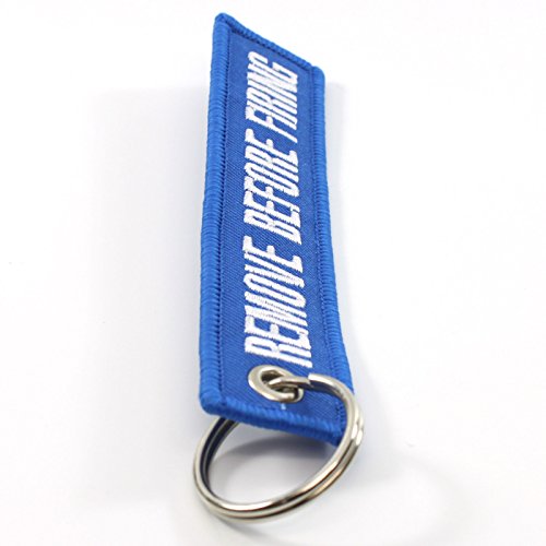 Rotary13B1 Remove Before Firing Keychain - Blue/White #TOP4