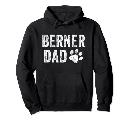 Retro Berner Papà Festa del papà Bernese Mountain Dog Amanti Felpa con Cappuccio