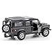 Toy Camper SUV Trailer Towing RV Motorhome Toys for Boys Diecast Truck Model Car Metal Pull Back Toy Cars Vehicle, Doors Open Light Sound, Outdoor Land Adventure Play Set, Kids Gifts