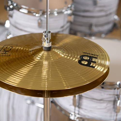 Meinl Cymbals HCS Hihat — 14 Zoll (Video) Schlagzeug Becken – Paar – (35,56cm) Messing, Traditionelles Finish (HCS14H)