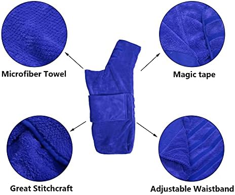 Geyecete Dog Bathrobe Towel - Fast Drying Coat for Dogs
