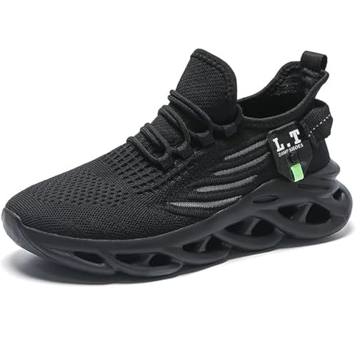 Image of Mens Running Shoes Gym Slip on Sneakers Non Slip Walking Tennis Sports Work Athletic Workout Casual Lightweight Breathable Fashion