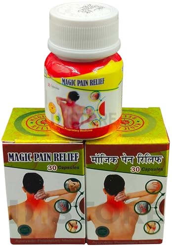 Magic Pain Relief 30 Capsules For Joint Pain (Pack of 3)