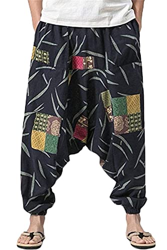 Sarouel homme confortable à taille élastique chic et décontracté PERDONTOO