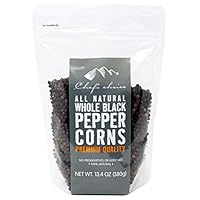 Chef's Choice Conventional Whole Black Pepper, 380 g
