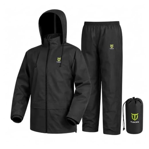 Lightweight Waterproof TIDEWE Rain Suit