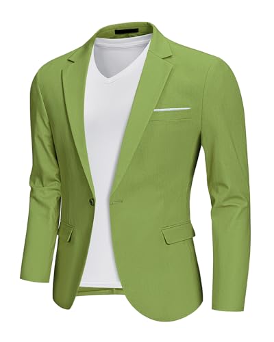 Barry.Wang Blazer for Men Paisley Sport Coat Lightweight