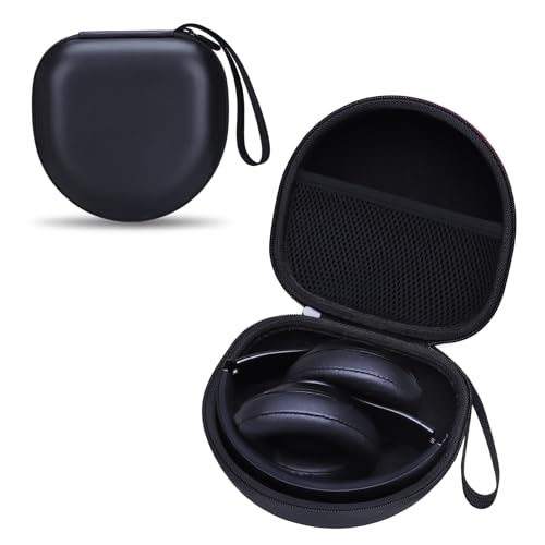 Headphone Case Compatible with JBL/Beats/BERIBES/Jlab/Picun/TOZO/KVIDIO/Soundcore Anker/Skullcandy Noise Cancelling Over-Ear Headphones, Pearl Black