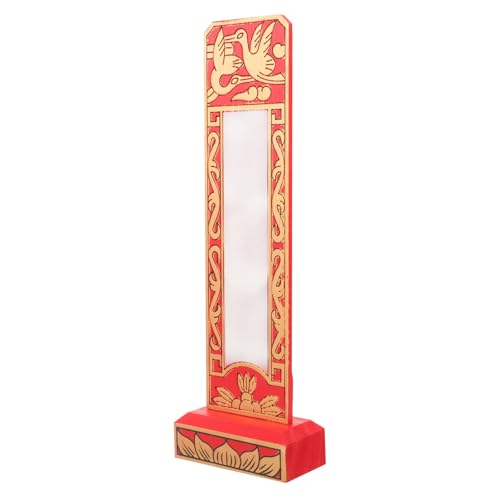 Wooden Temple Memorial Tablet Stand for Ceremonies