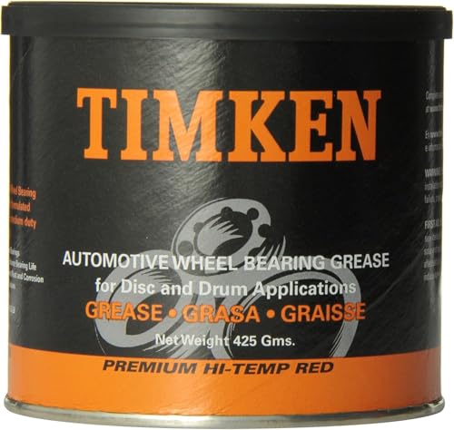 Timken GR224TUB Red High Temp Wheel Bearing Grease 15 oz Tub