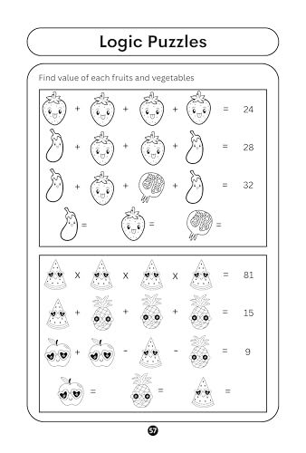 Image of Maths and Logic Games for Brilliant Kids - 7 to 8 Years Old - Activity Book for Kids | Brain Boosting | Math Booster | Activity Book to develop Math Skills | Best Birthday, Return Gift