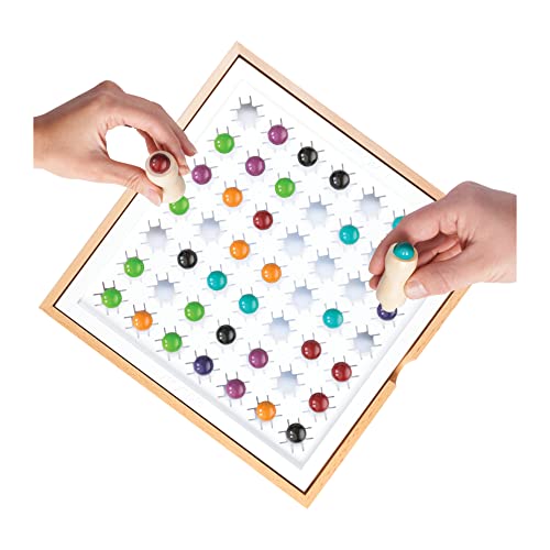 Marbles Otrio Wood Strategy-Based Board Game #TOP5