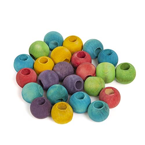 HappyBird ® | DIY - Bunte Holzkugeln für Vogelspielzeug | Spielzeug für Vögel zum selber basteln Cover