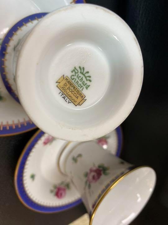 ジノリ ナルチーゾ ティーカップ＆ソーサーと プレート リチャード