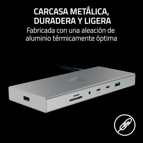 Estación USB 4 Razer para setup de juegos y productividad con doble HDMI 6