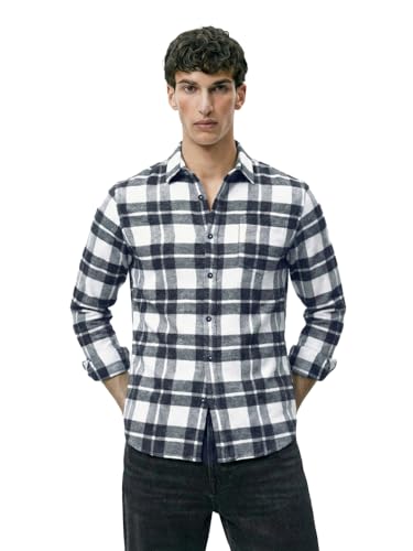 Chemise pour homme bleu marine M The Indian Garage Co vêtement mode casual