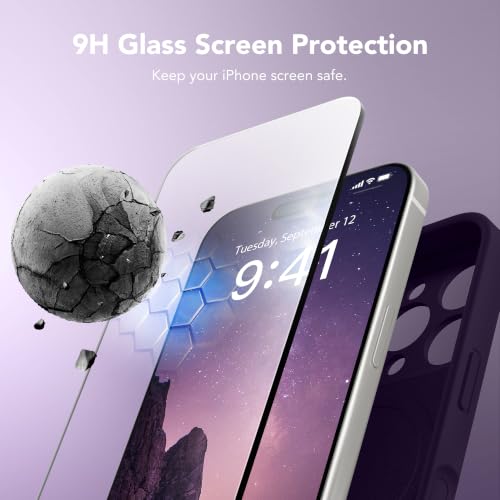 Image of Magnetic for iPhone 16 Pro Case Silicone Deep Purple