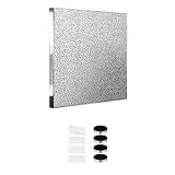 THOUSAND SUNNY Aluminum Heat Shield Board, 23.6" x 23.6" Magnetic Heat Shield for Side of Fridge Fireplace and Kitchen Protection