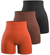 NOVA ACTIVE Women's Workout Running Shorts High Waist Tummy Control Athletic Gym Yoga Lounge Shorts